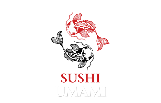 sushi umami logo red
